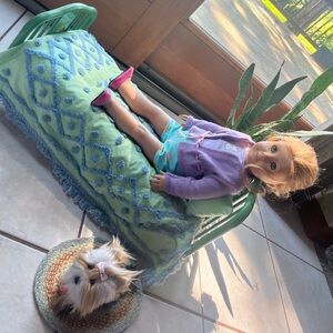 American girl doll as is including accessories in photo